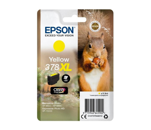 Epson C13T37944010 yellow 9,3ml XL - 462449 - zdjęcie